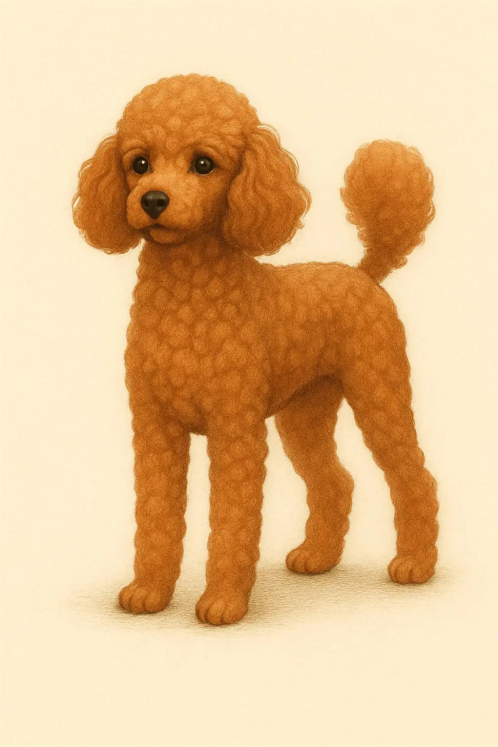 Pudel-of-gold-kennel, Fawn (Falben, Falbenfarben)